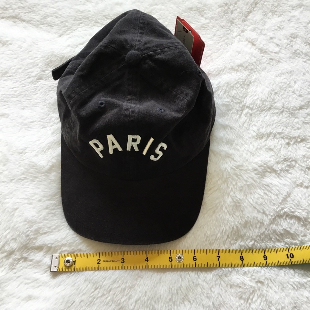 American Needle Black "Paris" Baseball Adjustable Strapback Hat - Picture 7 of 10